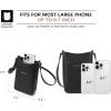 imageBOSTANTEN Small Crossbody Bags for Women Cell Phone Purse Leather Wallet Handbags with Card SlotsB01black