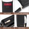 imageBOSTANTEN Small Crossbody Bags for Women Cell Phone Purse Leather Wallet Handbags with Card SlotsB01black