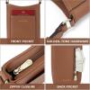 imageBOSTANTEN Small Crossbody Bags for Women Cell Phone Purse Leather Wallet Handbags with Card SlotsB01brown