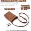 imageBOSTANTEN Small Crossbody Bags for Women Cell Phone Purse Leather Wallet Handbags with Card SlotsB01brown