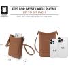 imageBOSTANTEN Small Crossbody Bags for Women Cell Phone Purse Leather Wallet Handbags with Card SlotsB01brown