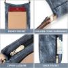 imageBOSTANTEN Small Crossbody Bags for Women Cell Phone Purse Leather Wallet Handbags with Card SlotsB01denim Blue