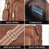 imageBOSTANTEN Small Crossbody Bags for Women Designer Zip Cell Phone Purse Shoulder Handbags Wallet with Card SlotsA02retro Brown
