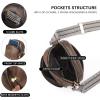 imageBOSTANTEN Small Crossbody Bags for Women Designer Zip Cell Phone Purse Shoulder Handbags Wallet with Card SlotsA03retro Coffee