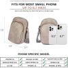 imageBOSTANTEN Small Crossbody Bags for Women Designer Zip Cell Phone Purse Shoulder Handbags Wallet with Card SlotsA04retro Grey