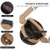 imageBOSTANTEN Small Crossbody Bags for Women Designer Zip Cell Phone Purse Shoulder Handbags Wallet with Card SlotsA07camel Brown