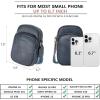 imageBOSTANTEN Small Crossbody Bags for Women Designer Zip Cell Phone Purse Shoulder Handbags Wallet with Card SlotsA08navy Blue