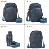 imageBOSTANTEN Small Crossbody Bags for Women Designer Zip Cell Phone Purse Shoulder Handbags Wallet with Card SlotsA08navy Blue