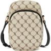 imageBOSTANTEN Small Crossbody Bags for Women Designer Zip Cell Phone Purse Shoulder Handbags Wallet with Card SlotsC01signature Beige