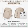 imageBOSTANTEN Small Crossbody Bags for Women Designer Zip Cell Phone Purse Shoulder Handbags Wallet with Card SlotsLgrey