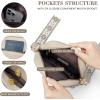 imageBOSTANTEN Small Crossbody Bags for Women Designer Zip Cell Phone Purse Shoulder Handbags Wallet with Card SlotsLgrey