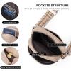 imageBOSTANTEN Small Crossbody Bags for Women Designer Zip Cell Phone Purse Shoulder Handbags Wallet with Card SlotsPale Brown