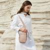 imageBOSTANTEN Small Crossbody Bags for Women Designer Zip Cell Phone Purse Shoulder Handbags Wallet with Card SlotsPale Brown