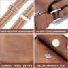 imageBOSTANTEN Small Crossbody Bags for Women Trendy Leather Phone Wallet Purses Handbags Adjustable Guitar StrapA1 Retro Brown