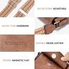 imageBOSTANTEN Small Crossbody Bags for Women Trendy Leather Phone Wallet Purses Handbags Adjustable Guitar StrapA1 Retro Brown