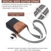 imageBOSTANTEN Small Crossbody Bags for Women Trendy Leather Phone Wallet Purses Handbags Adjustable Guitar StrapA4black Brown