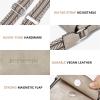 imageBOSTANTEN Small Crossbody Bags for Women Trendy Leather Phone Wallet Purses Handbags Adjustable Guitar StrapA5retro Grey