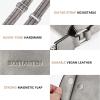 imageBOSTANTEN Small Crossbody Bags for Women Trendy Leather Phone Wallet Purses Handbags Adjustable Guitar StrapA6grey