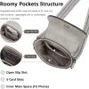 imageBOSTANTEN Small Crossbody Bags for Women Trendy Leather Phone Wallet Purses Handbags Adjustable Guitar StrapA6grey