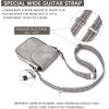 imageBOSTANTEN Small Crossbody Bags for Women Trendy Leather Phone Wallet Purses Handbags Adjustable Guitar StrapA6grey