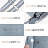 imageBOSTANTEN Small Crossbody Bags for Women Trendy Leather Phone Wallet Purses Handbags Adjustable Guitar StrapA8light Blue