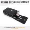 imageBOSTANTEN Small Crossbody Bags for Women Trendy Leather Phone Wallet Purses Handbags Adjustable Guitar StrapD03black