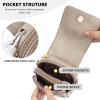 imageBOSTANTEN Small Crossbody Bags for Women Trendy Leather Phone Wallet Purses Handbags Adjustable Guitar StrapD04grey
