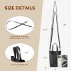 imageBOSTANTEN Small Crossbody Purse for Women Mini Tote Bag Top Handle Shoulder Bag Compact Handbags with Adjustable StrapAblack