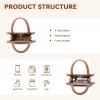 imageBOSTANTEN Small Crossbody Purse for Women Mini Tote Bag Top Handle Shoulder Bag Compact Handbags with Adjustable StrapB01beige With Brown