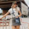 imageBOSTANTEN Small Crossbody Purse for Women Mini Tote Bag Top Handle Shoulder Bag Compact Handbags with Adjustable StrapB04navy Blue