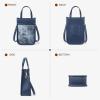 imageBOSTANTEN Small Crossbody Purse for Women Mini Tote Bag Top Handle Shoulder Bag Compact Handbags with Adjustable StrapB04navy Blue