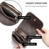 imageBOSTANTEN Vegan Leather Small Crossbody Bags for Women Designer Cell Phone Bag Wallet Purses Adjustable StrapA02retro Coffee