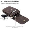 imageBOSTANTEN Vegan Leather Small Crossbody Bags for Women Designer Cell Phone Bag Wallet Purses Adjustable StrapA02retro Coffee