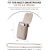 imageBOSTANTEN Vegan Leather Small Crossbody Bags for Women Designer Cell Phone Bag Wallet Purses Adjustable StrapA03retro Grey