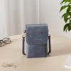 imageBOSTANTEN Vegan Leather Small Crossbody Bags for Women Designer Cell Phone Bag Wallet Purses Adjustable StrapA04navy Blue