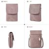 imageBOSTANTEN Vegan Leather Small Crossbody Bags for Women Designer Cell Phone Bag Wallet Purses Adjustable StrapA06purple Lavender