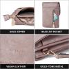 imageBOSTANTEN Vegan Leather Small Crossbody Bags for Women Designer Cell Phone Bag Wallet Purses Adjustable StrapA06purple Lavender