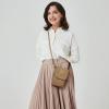 imageBOSTANTEN Vegan Leather Small Crossbody Bags for Women Designer Cell Phone Bag Wallet Purses Adjustable StrapA07camel Brown