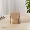 imageBOSTANTEN Vegan Leather Small Crossbody Bags for Women Designer Cell Phone Bag Wallet Purses Adjustable StrapA07camel Brown