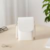 imageBOSTANTEN Vegan Leather Small Crossbody Bags for Women Designer Cell Phone Bag Wallet Purses Adjustable StrapB01pebble Beigewhite