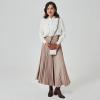 imageBOSTANTEN Vegan Leather Small Crossbody Bags for Women Designer Cell Phone Bag Wallet Purses Adjustable StrapC01white With Brown