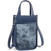 imageBOSTANTEN Small Crossbody Purse for Women Mini Tote Bag Top Handle Shoulder Bag Compact Handbags with Adjustable StrapB04navy Blue