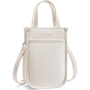 imageBOSTANTEN Small Crossbody Purse for Women Mini Tote Bag Top Handle Shoulder Bag Compact Handbags with Adjustable StrapB03beige