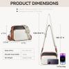 imageBOSTANTEN Crossbody Bags for Women Vegan Leather Purses Quilted Shoulder Handbags with Adjustable Shoulder StrapA01beigeblackbrown