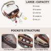 imageBOSTANTEN Crossbody Bags for Women Vegan Leather Purses Quilted Shoulder Handbags with Adjustable Shoulder StrapA01beigeblackbrown