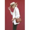 imageBOSTANTEN Crossbody Bags for Women Vegan Leather Purses Quilted Shoulder Handbags with Adjustable Shoulder StrapA01brown