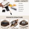 imageBOSTANTEN Crossbody Bags for Women Vegan Leather Purses Quilted Shoulder Handbags with Adjustable Shoulder StrapB01beigebrown