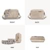 imageBOSTANTEN Crossbody Bags for Women Vegan Leather Purses Quilted Shoulder Handbags with Adjustable Shoulder StrapB01grey