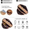 imageBOSTANTEN Crossbody Bags for Women Vegan Leather Purses Quilted Shoulder Handbags with Adjustable Shoulder StrapZcamel Brown