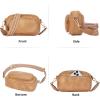 imageBOSTANTEN Crossbody Bags for Women Vegan Leather Purses Quilted Shoulder Handbags with Adjustable Shoulder StrapZcamel Brown